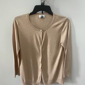 Old Navy Women’s Cardigan, tan, Size M